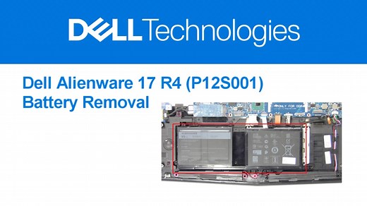 How to Remove the Battery on Alienware 17 R4