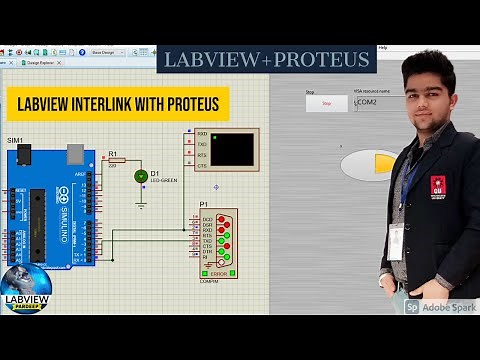 LabVIEW | Labview Interlink with Proteus | LabVIEW + Proteus | LabVIEW Programming