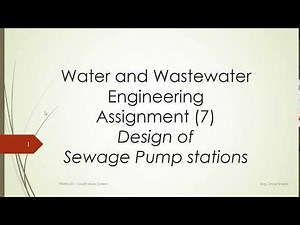 Design of Sewage Pump Stations