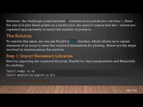 Creating Scatter Plots with Different Shape 2D Arrays in Matplotlib