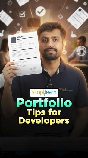 🔥Building an Impressive Portfolio for Software Developers #shorts #simplilearn