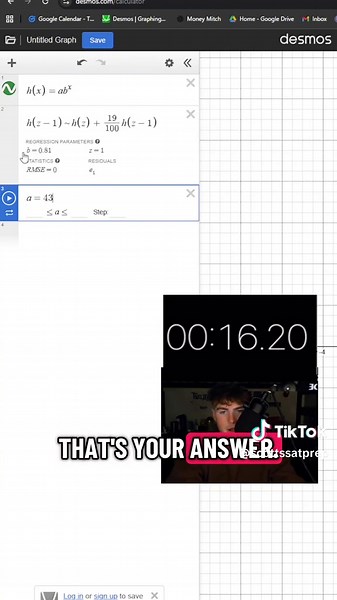 #greenscreen could you do this? Comment desmos for my free guide #fyp #sat
