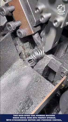 High Speed Spring Making up to 500 Springs/Minute with CNC Precision