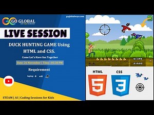 Make Amazing Duck Hunting Shooting Game using HTML and CSS | Coding Together