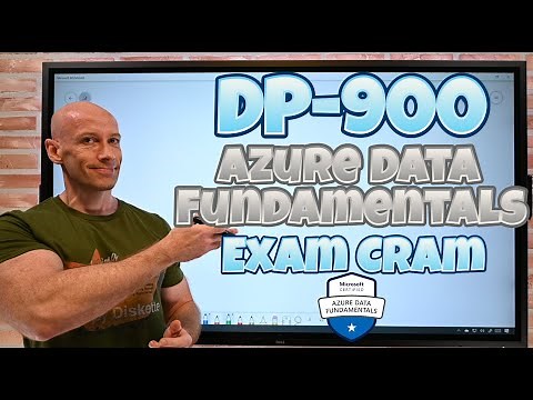 RETIRED - NEW VERSION IN DESCRIPTION - DP-900 Azure Data Fundamentals Exam Cram Whiteboard Video
