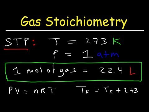 Gas Stoichiometry Problems