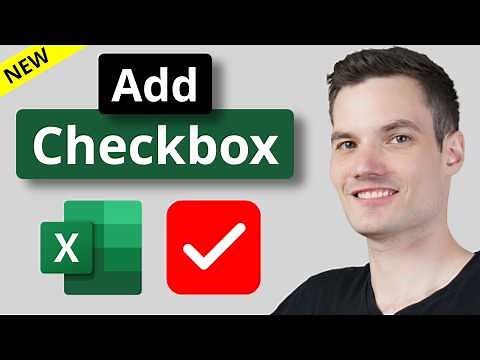 How to Add Checkbox in Excel
