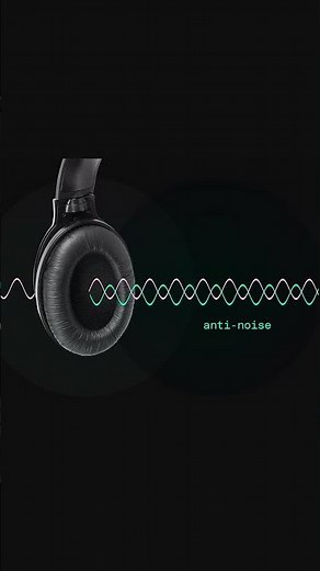 Here's a quick explainer of how ANC, or active noise cancellation, works. #audio #technology