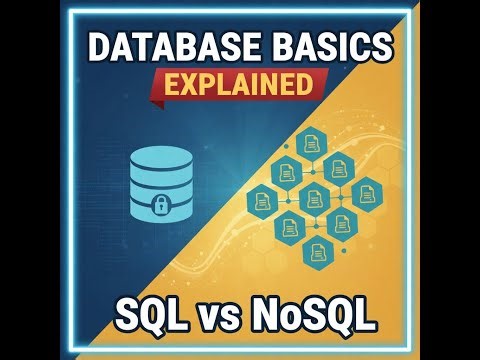 Lecture 3 SQL vs NoSQL Explained Simply — Database Basics by Sir SK Ahmer Ali (2025)