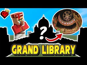 Minecraft’s Most Beautiful Glass Farm: The Grand Library Build!