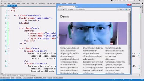 Visual Studio を使用したレスポンシブ Web デザイン