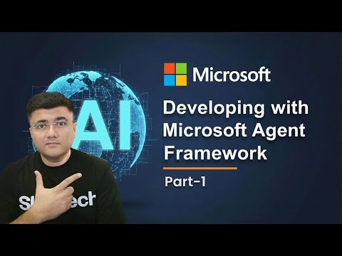 Developing with Microsoft Agent Framework-Part 1 Create New MS Agent #agentframework #techtutorial
