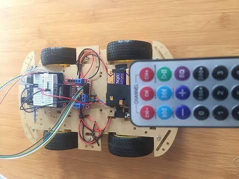 HOW TO CONTROL 4WD ROBOT SMART CAR USING IR REMOTE WITH ARDUINO