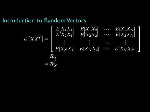 Introduction to Random Vectors
