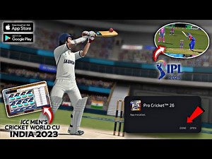New Cricket Game Mod Download Link 😻 | World Cup 2023 Game Free 🔥 | Pro Cricket 26 Game |