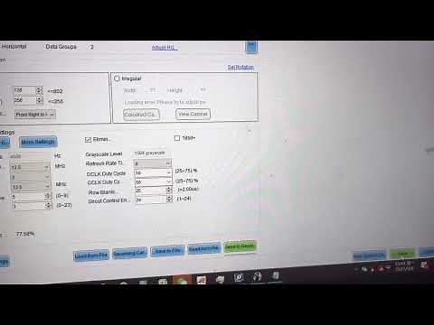 How to send the led screen setting file(novastar) novastar rcfgx file