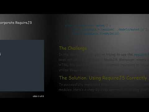 How to Require RequireJS in Your Web JavaScript File