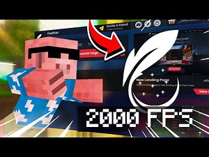 How to Boost FPS in Feather Client in Minecraft 1.20.1 | In Hindi !