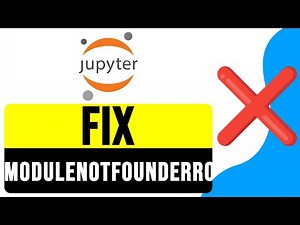 FIX ModuleNotFoundError: NO Module Named 'pandas' in Jupyter Notebook 2024 | Install Python Modules
