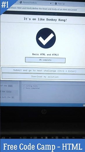 HTML FreeCodeCamp Course Review #1