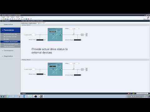 Siemens Sinamics V Assistant demonstration