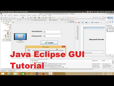Java Eclipse GUI Tutorial 8 # How To Open A Second jframe using First jframe