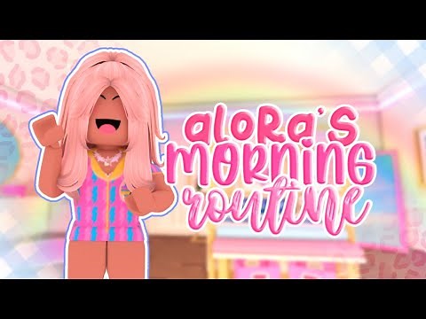 Alora's Preppy *MORNING* Routine!!💖||Bloxburg Summer Family RP||
