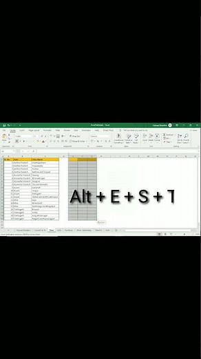 Shortcut Key to Use Format Painter in Excel