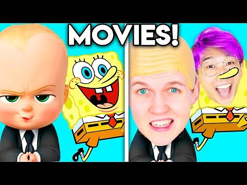 MOVIES WITH ZERO BUDGET! (Boss Baby, Hotel Transylvania, Big Hero 6, Incredibles, Sing!, & MORE!)