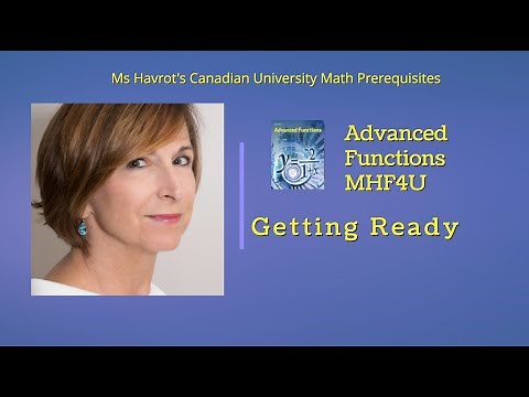Advanced Functions - Getting Ready