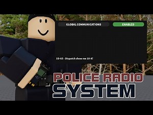 HOW TO MAKE A POLICE RADIO IN ROBLOX | TEAM ONLY | ROBLOX STUDIO
