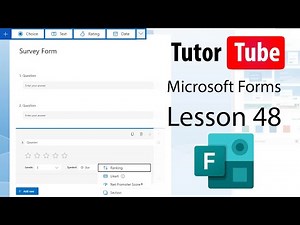 Microsoft Forms - Lesson 48 - Accessing Responses