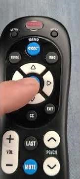 COX Cable remote Programming. model URC-2220-R