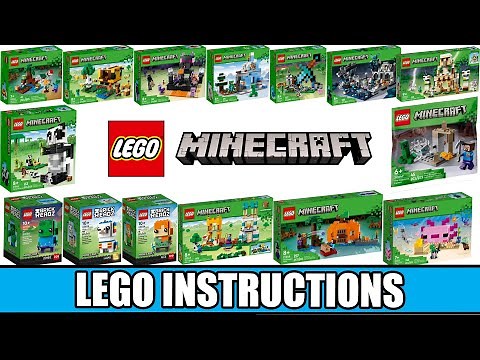 All LEGO Minecraft Instructions 2023