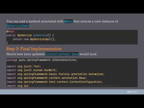 Solving java.lang.IllegalStateException with Spring Testing