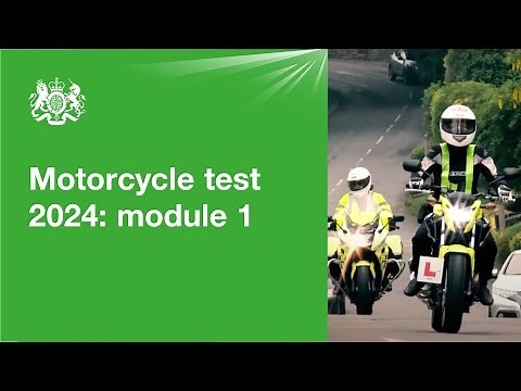 Motorcycle test 2025 - module 1: official DVSA guide