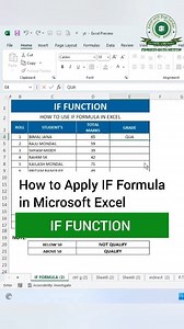 6.8K views · 62 reactions | IF FORMULA | How to Apply IF Formula in Microsoft Excel ? 朗 #excel #exceltips #exceltricks #exceltutorials #excelhacks #excelsheet #shortcutkeytricks #excelformula #ifformula #tutorial #spreadsheets #howtoaplyifformula #iffunction #facebookreelsviral | learn Excel with Bapi Sardar | Facebook