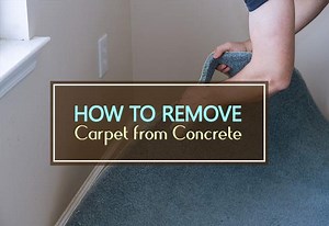 How to Remove Carpet from Concrete