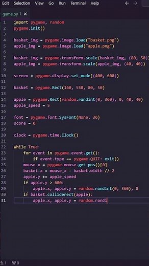 Create a Game in Python with Pygame | Beginner's Guide | #Python #Coding #Pygame #Programming