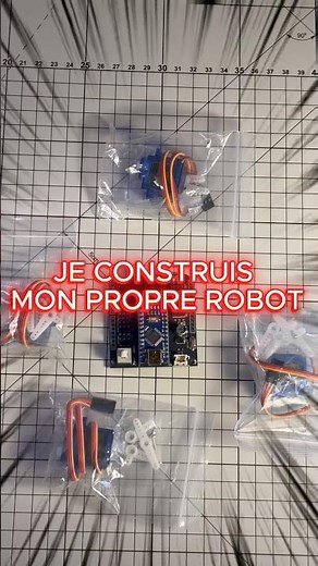 Je construit mon robot arduino servomoteur