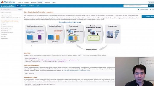 Get Started with Deep Learning Using MATLAB