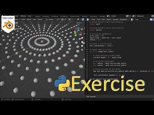 Beginner Blender Python Exercise: Circle mesh from scratch (Part 1)