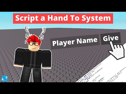 How to Script a Cafe on Roblox: #2 How to Script a Hand To Gui