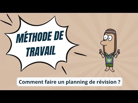 Comment faire un planning de révisions?