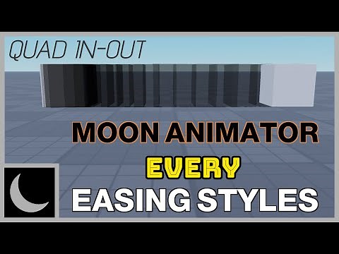 EVERY Easing Style in Animation | Roblox Moon Animator