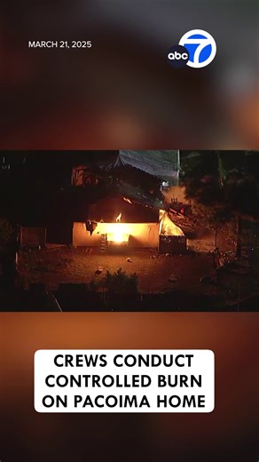 546K views · 3.5K reactions | A huge firework explosion was seen Friday night as crews conducted a controlled burn on the Pacoima home where there was a large explosion the day before. Officials said evidence was found of chemicals used to produce fireworks -- prompting the decision to do a controlled burn. A widespread evacuation is in place for the surrounding area. https://abc7.la/4hOIudb | ABC7 | Facebook