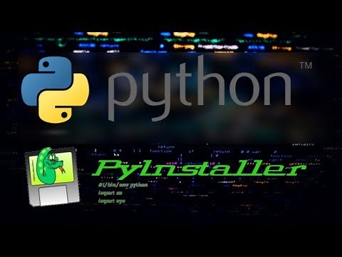 Creating a Stand Alone Executable from a Python Script using PyInstaller