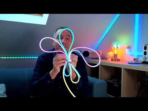 How to install an RGBIC neon LED strip: TOP multicolor neon LED strip quality comparison #led