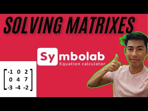 Matrix Math Made Easy: Solving Matrices with Symbolab