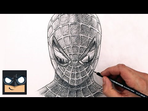 How To Draw Spider Man | YouTube Studio Sketch Tutorial